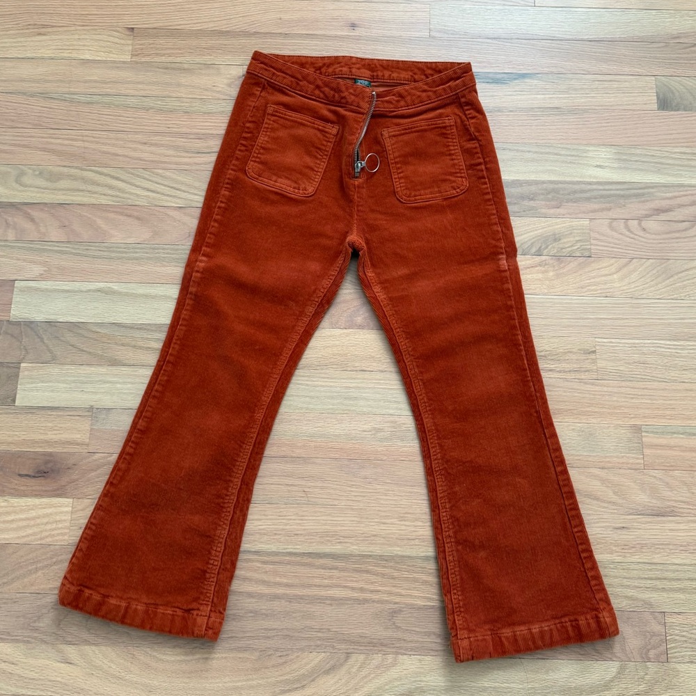 Rust Corduroy Pants